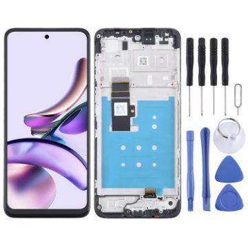 Motorola Moto G13 OEM LCD Screen Digitizer Assembly with Frame - 1