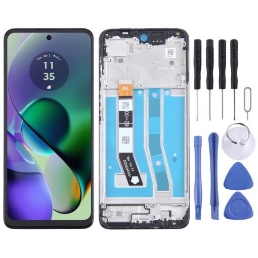 Motorola Moto G54 OEM LCD Screen Digitizer Assembly with Frame - 1