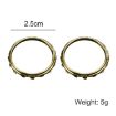 Xbox One Elite 5pairs 3D Replacement Ring Handle Accessories - Silver Plating - 3