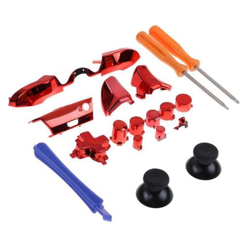 Xbox One Elite Controller Handle Set with Screwdriver (Red) - 1