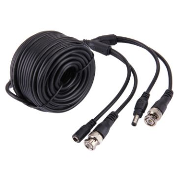 15m CCTV Surveillance Camera Video Cable w. BNC Connector - 1