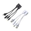 POE Splitter RJ45 Network Camera Power Supply - 15 PCS (Black) - 4