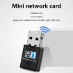 300Mbps Wireless 802.11N USB Network Nano Card Adapter - Black - 4