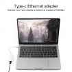 KY-RTL8152B USB-C Ethernet Adapter - 10/100 Mbps - Network Card - 4