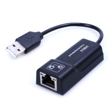 Picture of USB to RJ45 10/100 Mbps USB Ethernet Adapter Network card (Black)