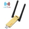 Picture of AC1200Mbps 2.4GHz & 5GHz Dual Band USB 3.0 WiFi Adapter External Network Card with 2 External Antenna (Yellow)