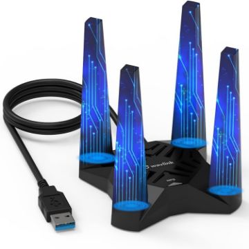 WAVLINK WN693A5 WiFi Network Card AC1900 Wireless Dual Band Adapter - 1