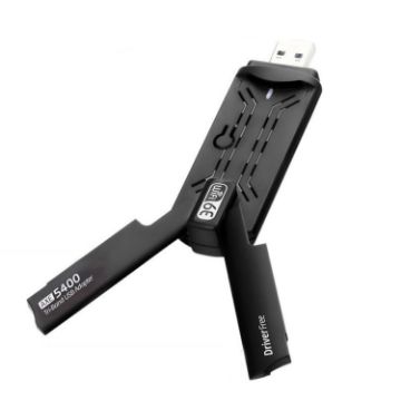AX5400M WIFI 6E USB 3.0 Network Card - Black - 1