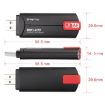 AX5400M WIFI 6E USB 3.0 Network Card - Black - 3