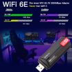 AX5400M WIFI 6E USB 3.0 Network Card - Black - 5
