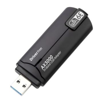WD-AX3000 USB 3.0 WiFi6 Wireless Network Card (Black) - 1