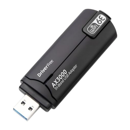 WD-AX3000 USB 3.0 WiFi6 Wireless Network Card (Black) - 1