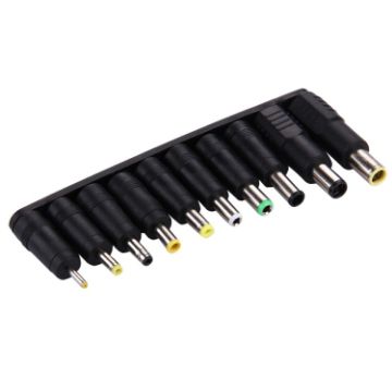 Picture of 5.5x2.1mm Female to Multiple Male Interfaces 10 in 1 Power Adapters Set for IBM/HP/Sony/Toshiba/Lenovo/ASUS/Samsung/DELL Laptop Notebook