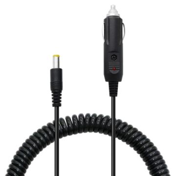 2A Car Charger Coiled Cable Power Supply Adapter Plug 4.0 x 1.7mm - 1