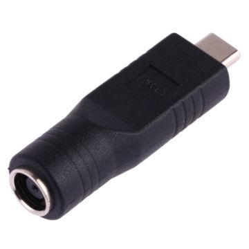 7.9 x 5.5mm Female to USB-C Male Plug Adapter - Connector - 1