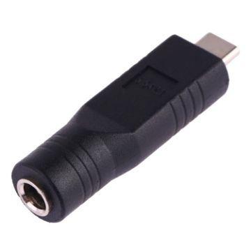 5.5 x 2.1mm Female to USB-C Male Plug Adapter - Connector - 1