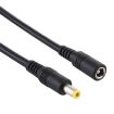 8A 5.5 x 2.5mm Female to Male DC Power Extension Cable, 10m Black - 3