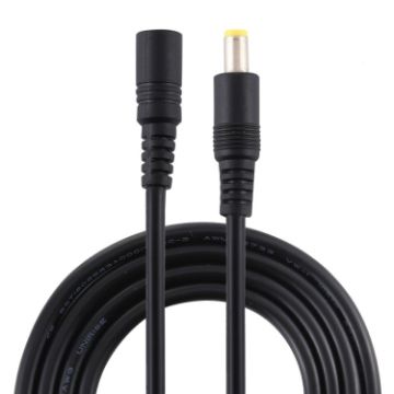 8A 5.5 x 2.5mm Female to Male DC Power Extension Cable, 3m Length - 1