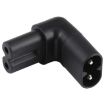 C7 to C8 Elbow AC Power Plug Adapter - Converter Socket - 2