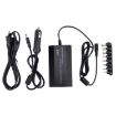 100W Universal Laptop Power Charger w/Car Charger & AC Adapter - Samsung, Sony, Asus, Acer - 6