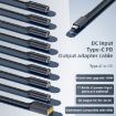 DC 3.5 x 1.35mm to USB-C Male 100W Charging Adapter - Computer Connector - 2