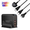 GaN PD100W Type-C x 3 + USB x 3 Laptop Adapter - US Plug - 3