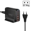 GaN PD100W Type-C x 3 + USB x 3 Multi Port Laptop Adapter EU Plug - 1