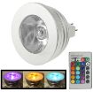 MR16 5W RGB LED Light Bulb - 400-450LM - Remote Controller - DC 12V - 1