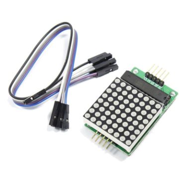 MAX7219 Red Dot Matrix Module for Arduino - Common Cathode Drive - 1
