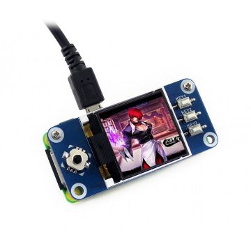 Picture of WAVESHARE 128x128 1.44inch LCD Display HAT for Raspberry Pi