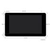 Waveshare 7" 800x480 Capacitive Touch Display with Front Camera for Raspberry Pi - 6