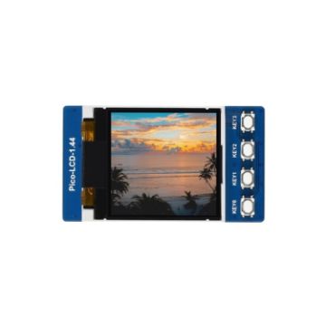 Picture of WAVESHARE 1.44 inch LCD 65K Colors 128 x 128 Display Module for Raspberry Pi Pico, SPI Interface