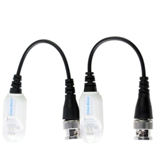 Passive UTP Network Video Balun CAT5 to Camera CCTV BNC DVR - 2 PCS - 1