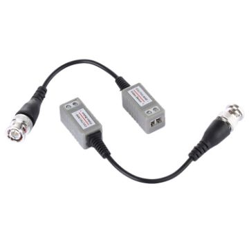 2 PCS HD 202P Coaxial CVI/TVI/AHD 1CH Passive Transceiver Video Balun - 1