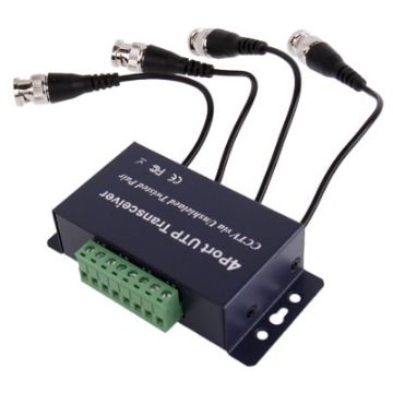 4 CH UTP Passive Balun Transceivers - High Quality - 1