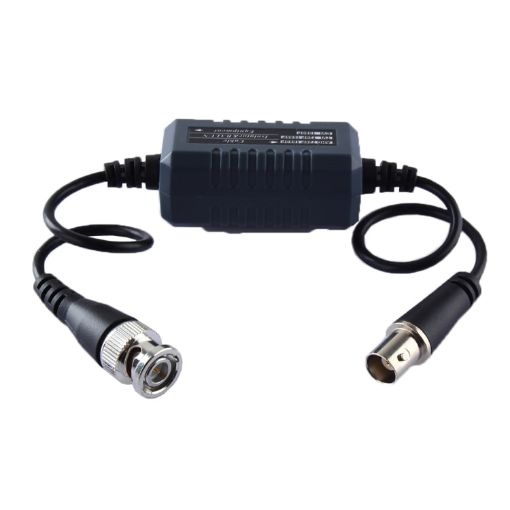 HD CVI/TVI/AHD Coaxial Ground Loop Isolator Video Balun BNC Male to Female - 1