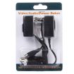 2 PCS HD 213B-C Coaxial CVI/TVI/AHD Video Audio Power Balun Transceiver - 3