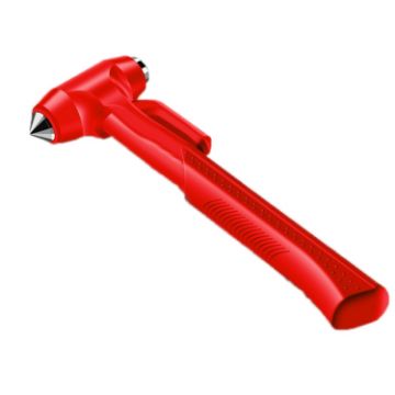 Car Safety Life-Saving Hammer Emergency Window Breaker Red - 1