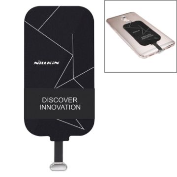 Picture of NILLKIN Magic Tag QI Standard Wireless Charging Receiver with USB-C/Type-C Port (Black)