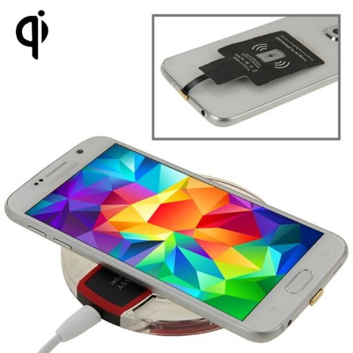Fantasy Wireless Charger & Receiver for Galaxy Note Edge - Black - 1