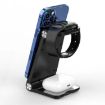 T8 QI Certified Fast Charging Station 3 in 1 Foldable Design - 2