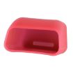 Red Rubber Car Seat Belt Clips - Protective Cover - 4