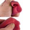 Red Rubber Car Seat Belt Clips - Protective Cover - 5