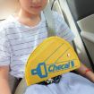 Car Safety Cover Strap Adjuster Pad - Yellow - 1