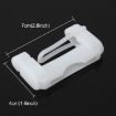 Adjustable Car Seat Belt Buckle Plug Cover Case - White - 3