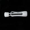 Adjustable Car Seat Belt Buckle Plug Cover Case - White - 5