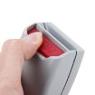 Universal Car Seat Belt Extension Buckle Grey - 2 PCS - 4