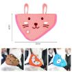 Car Child Seat Belt Adjusting Device - Mesh Fabric Lion Cover - 2