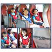 Car Child Rabbit Double Shoulder Seat Belt Adjuster - Red - 5