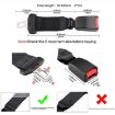 Child and Pregnant Woman Car Seat Belt Extender - 2 PCS - 29cm - Black - 4